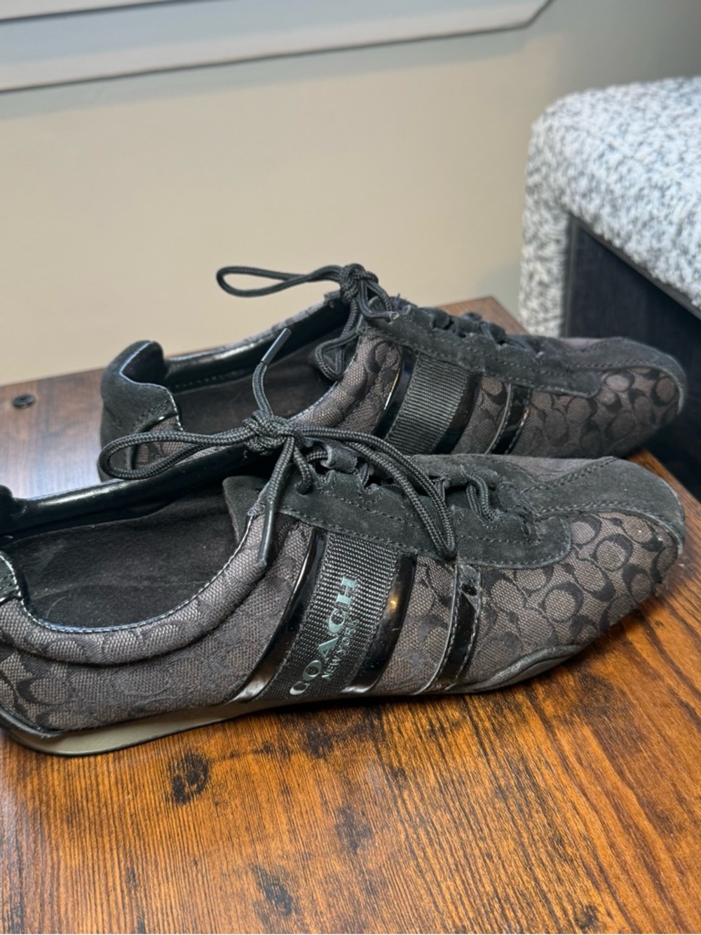 Coach Remonna Black Logo Sneakers